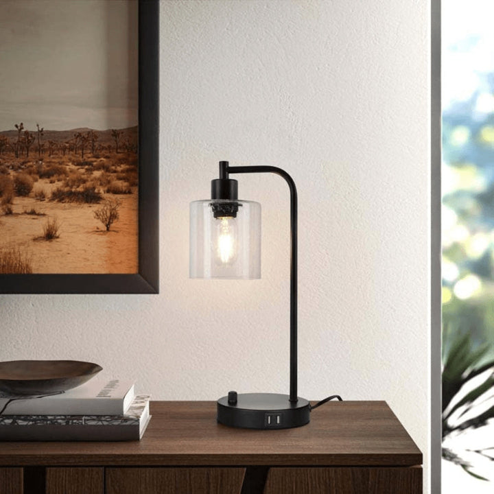 Modern glass shade Bowlift