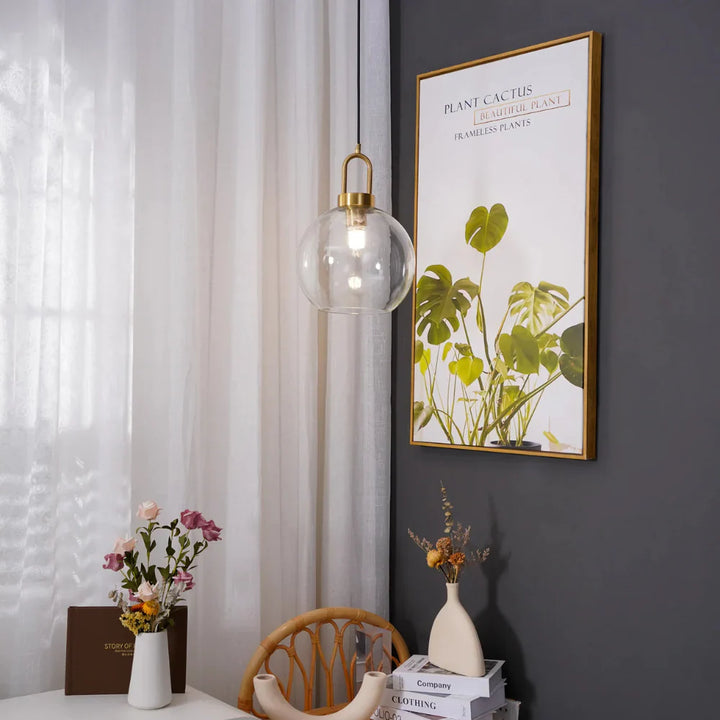 BowLift | Modern Atmospheric Glass Pendant Lamp for Dining Room and Kitchen