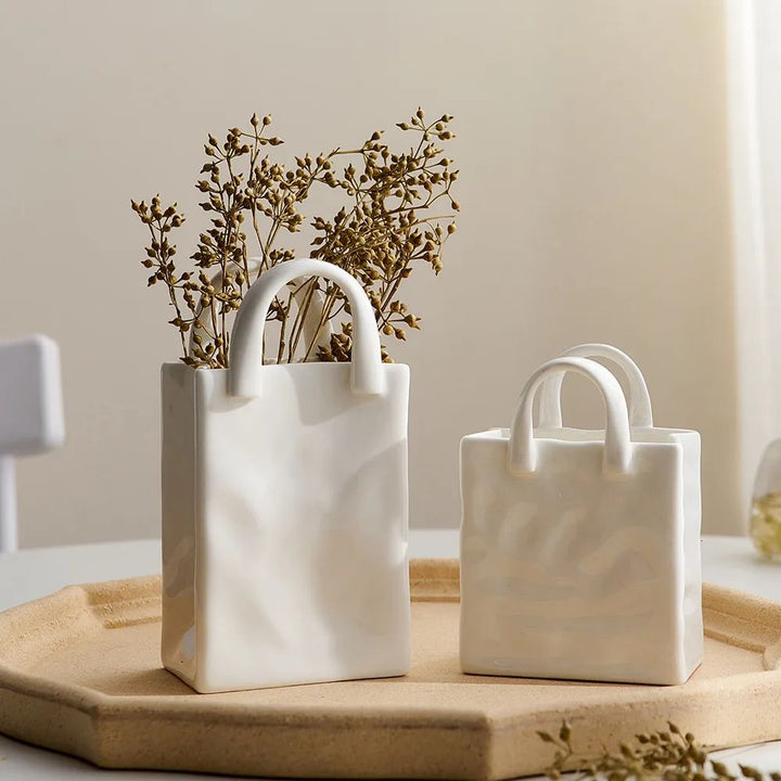 BowLift | Tote-Style Ceramic Vase