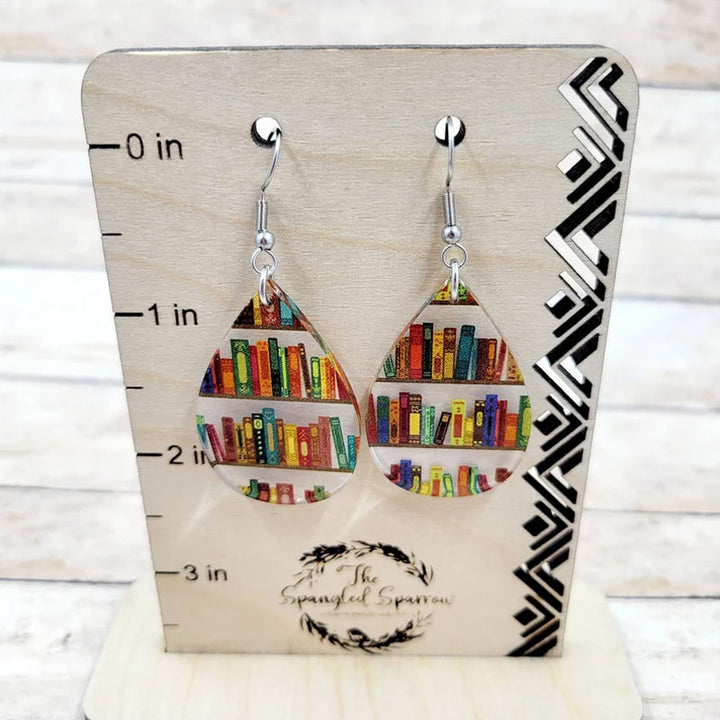 BowLift | Beech Earrings / Earrings for Book Lovers