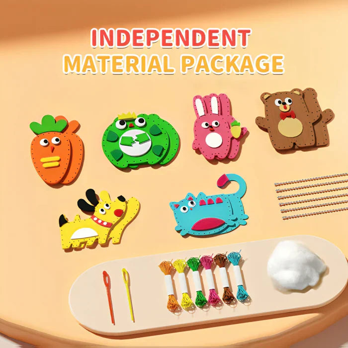 Beautiful sewing kit for children to make themselves | Bowlift