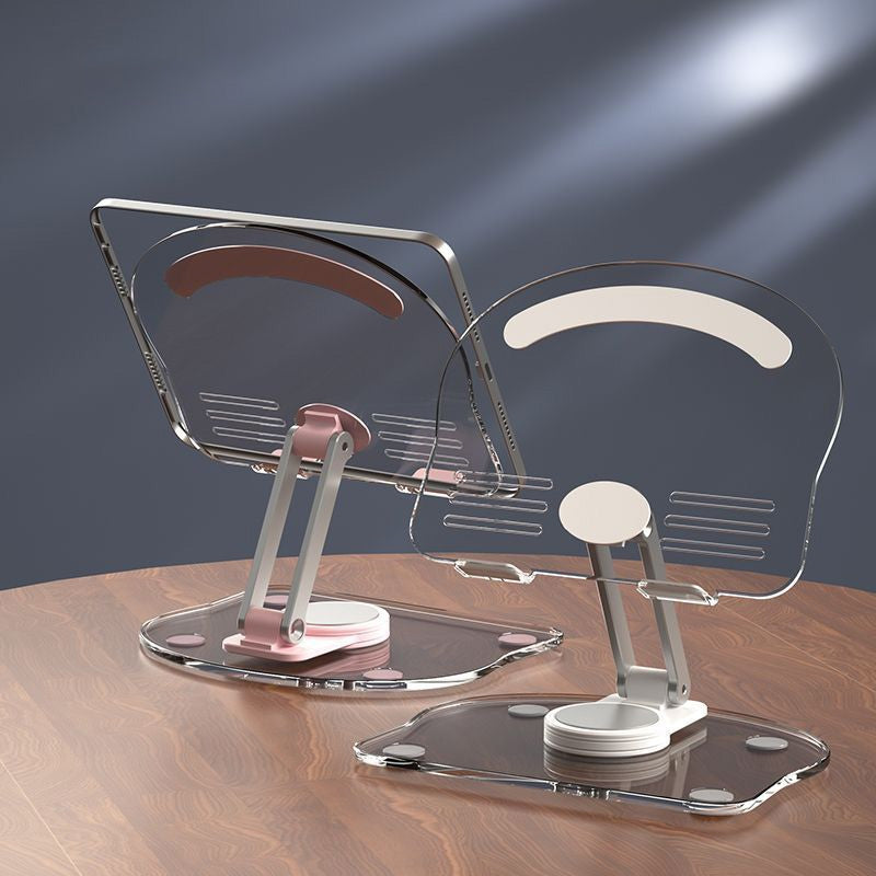 BowLift | Folding transparent acrylic tablet stand