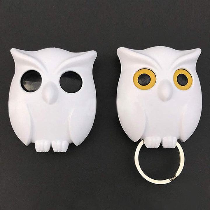 🦉The Key Guard is a Reliable Owl - Cute Night Owl Key Holder with Auto Open Close Eyes | Bowlift
