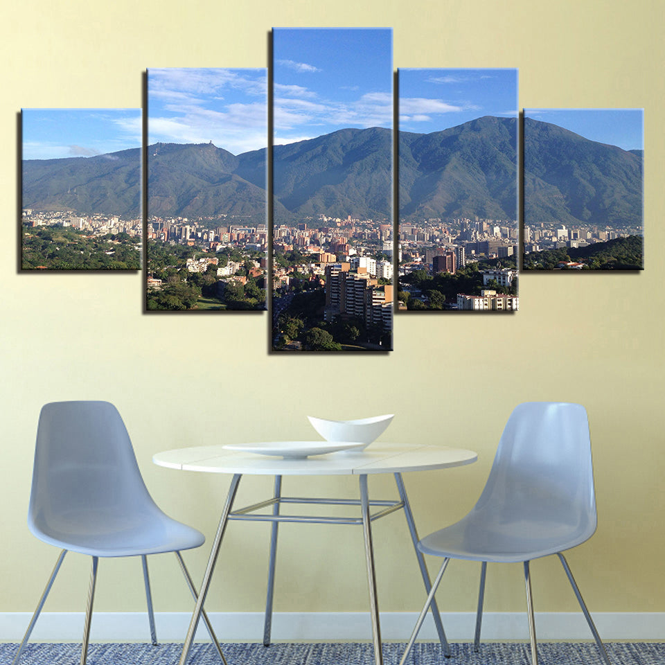 City Scenery-Canvas Wall Art Painting | Bowlift