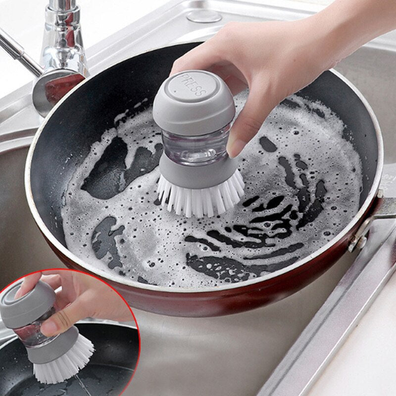 BowLift | Non-stick Automatic Soap Dispensing Dish Cleaning Brush