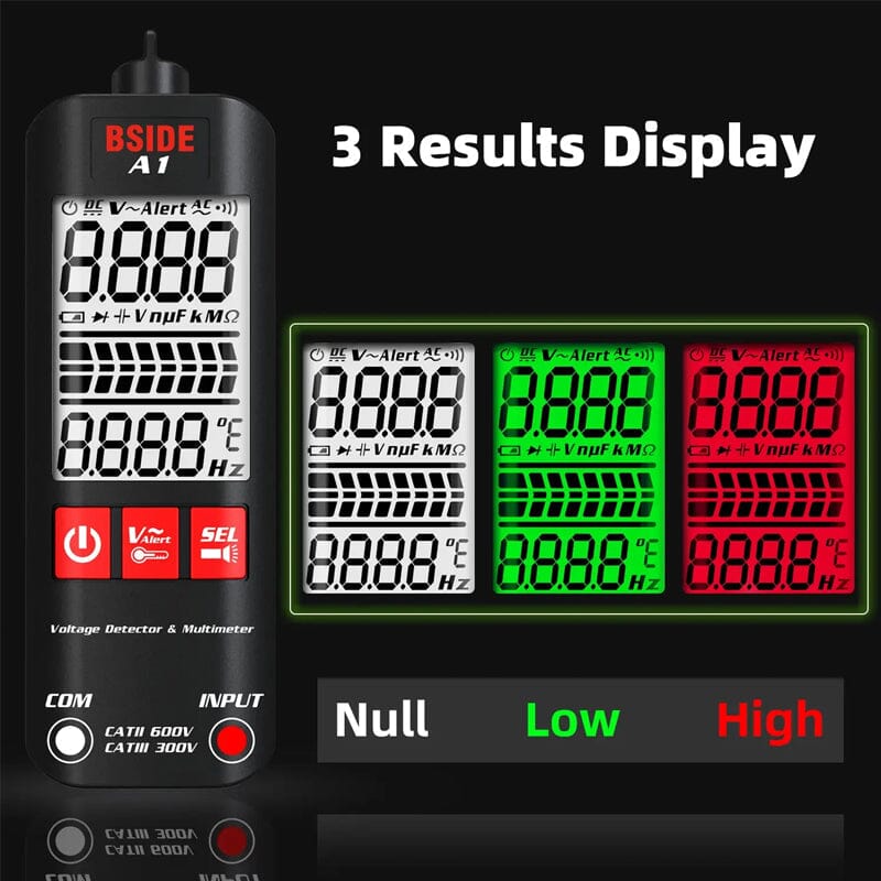 BowLift | A1 Fully Automatic Anti-Burner Intelligent Digital Multimeter