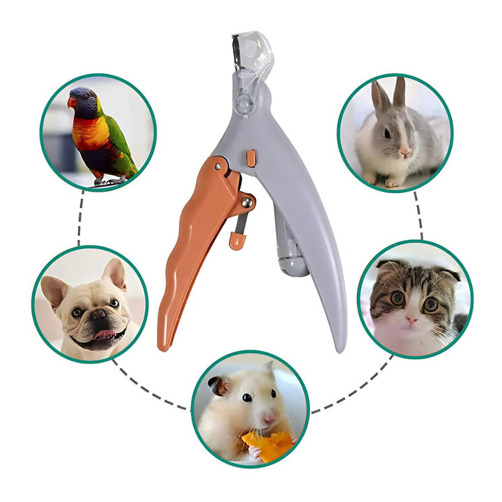 PawSure | Pet Nail Clipper - Quick Sensor - LED Light - Safety Guard - Stainless Steel Blades - Safe, Easy and Precise Nail Trimming Bowlift
