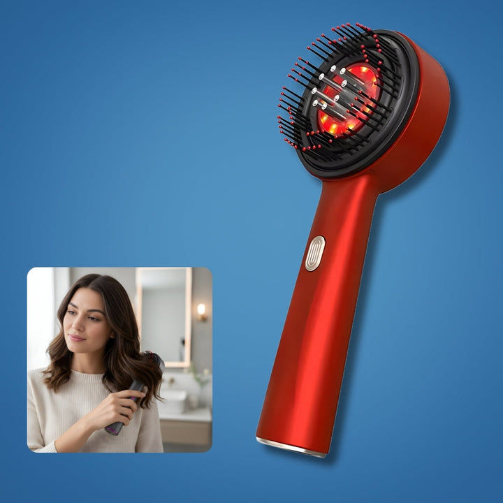 Red-Light Therapy – Rechargeable Hand-Held – Boosts Density for Thinning Hair – ThickerGrowth Bowlift