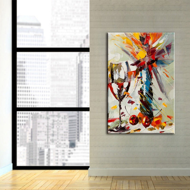 Abstract Summer - Canvas Wall Art Painting | Bowlift