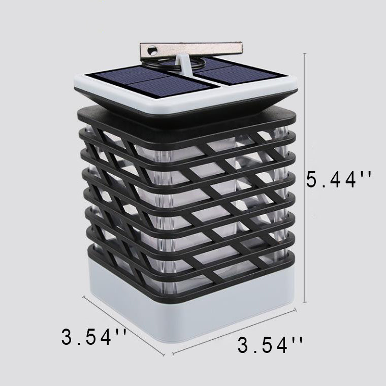 BowLift | Solar Flame Torch Light Square LED Garden Lawn Decorative Hanging Light