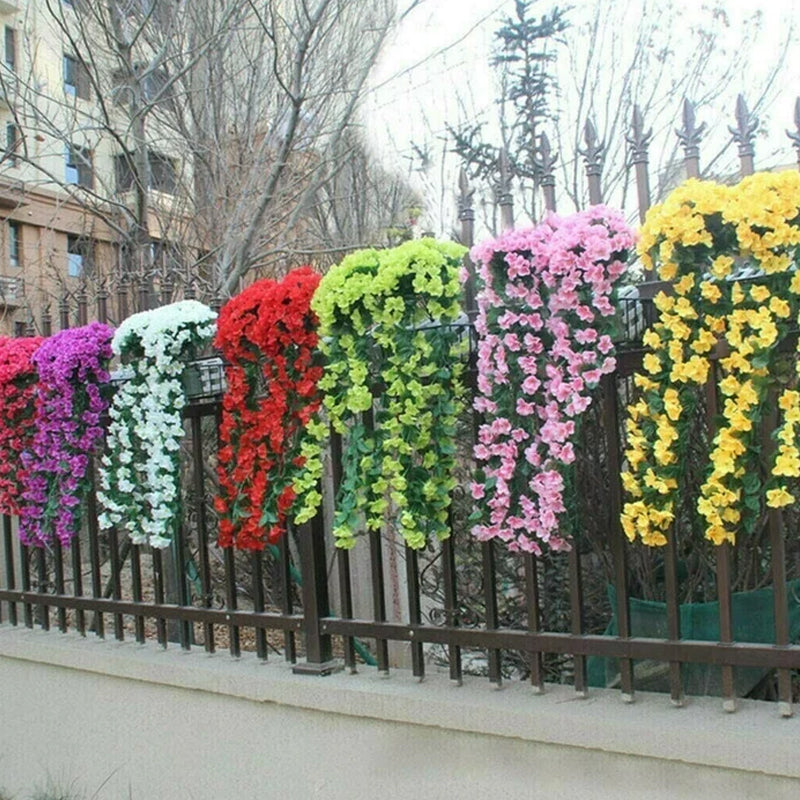 BowLift | Simulated Violet Hanging Basket
