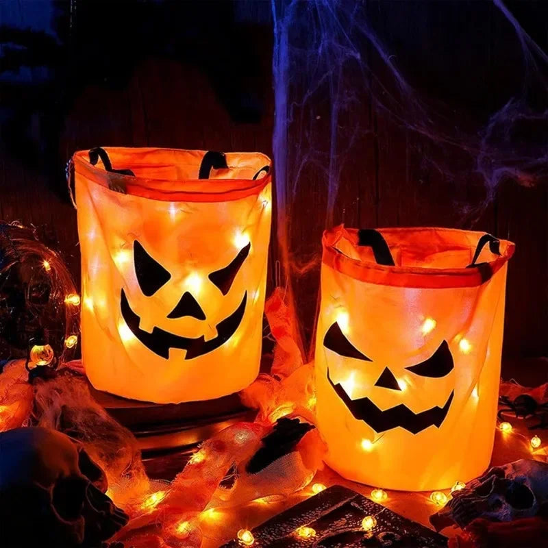 BowLift | Halloween Treat Bag LED Pumpkin Candy Bucket