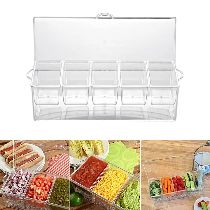 Ice Chilled Condiment Tray Set | Bowlift