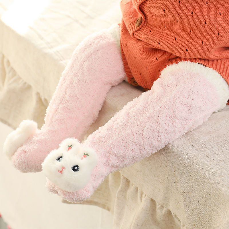 BowLift | Baby Winter Fluffy Fuzzy Slipper Socks