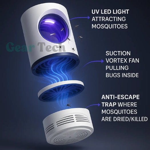 BowLift | UV Light Insect Trap - Indoor/Outdoor Mosquito & Fly Killer for Effective Pest Control Solutions