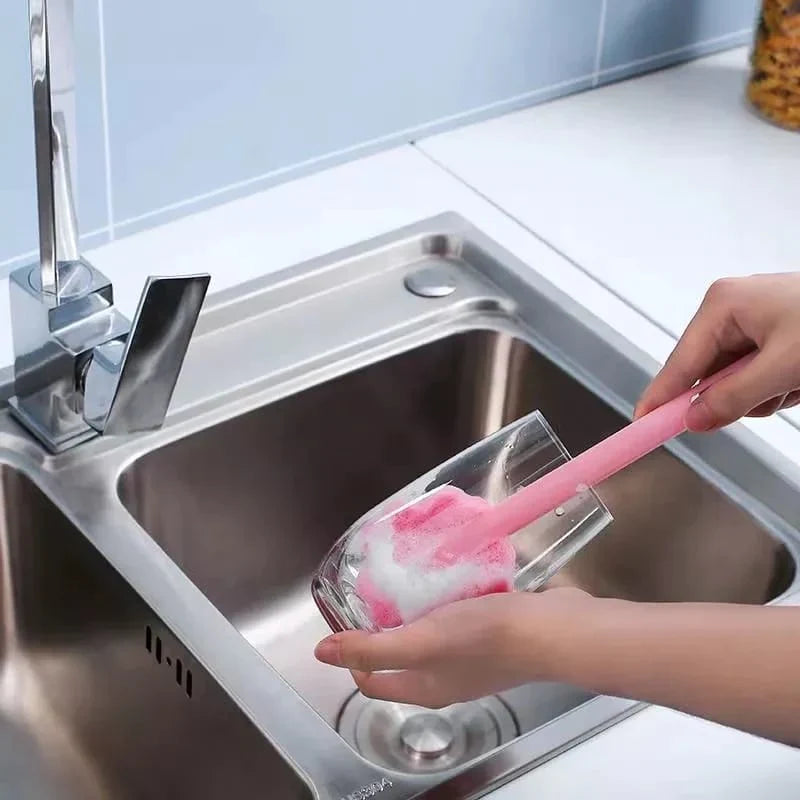 Flower Shape Bottle Cleaner Brush Bowlift