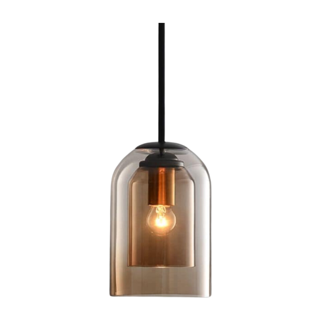 LuxeBeam Light - Modern Pendant Light made of douBowlifte glass | Bowlift