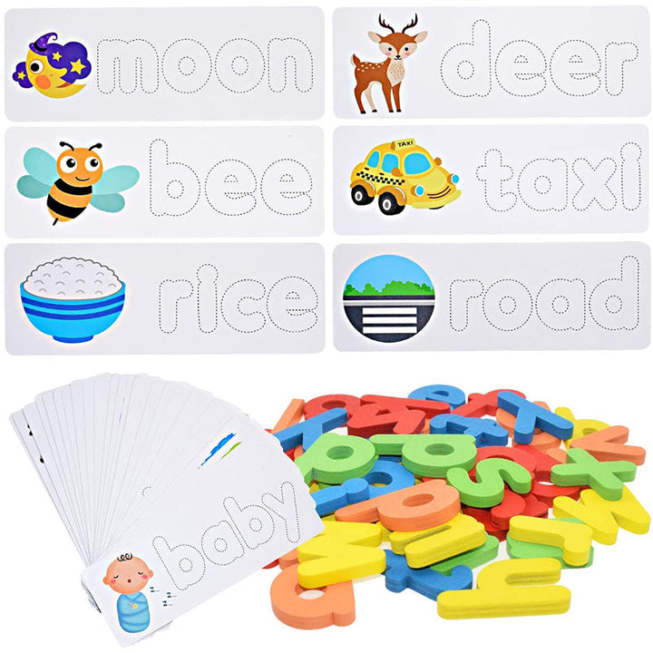Letter recognition spelling game | Bowlift