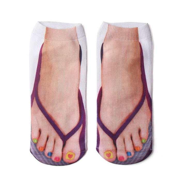 BowLift | Super Comfy Manicure Print Socks
