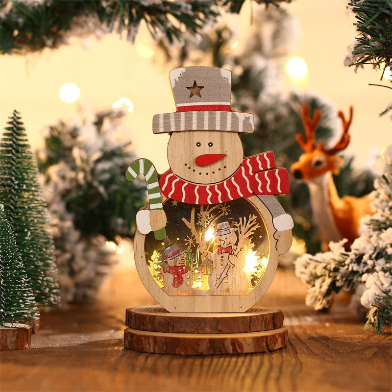 BowLift | LED Christmas Wooden Ornaments Lighting