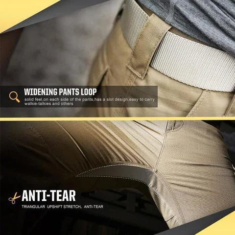 BowLift | Outdoor Tactical Waterproof Pants Army Fan Multi-Pocket Combat Pants Ripstop Water Resistant Quick Dry Hiking Pants Cargo Pants