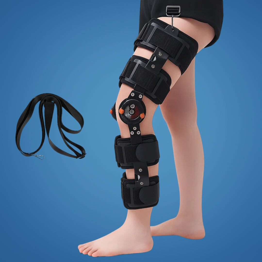 Adjustable Leg Stabiliser – Cushioned Soft Fabric – Pain Relief Recovery And Everyday Movement Bowlift