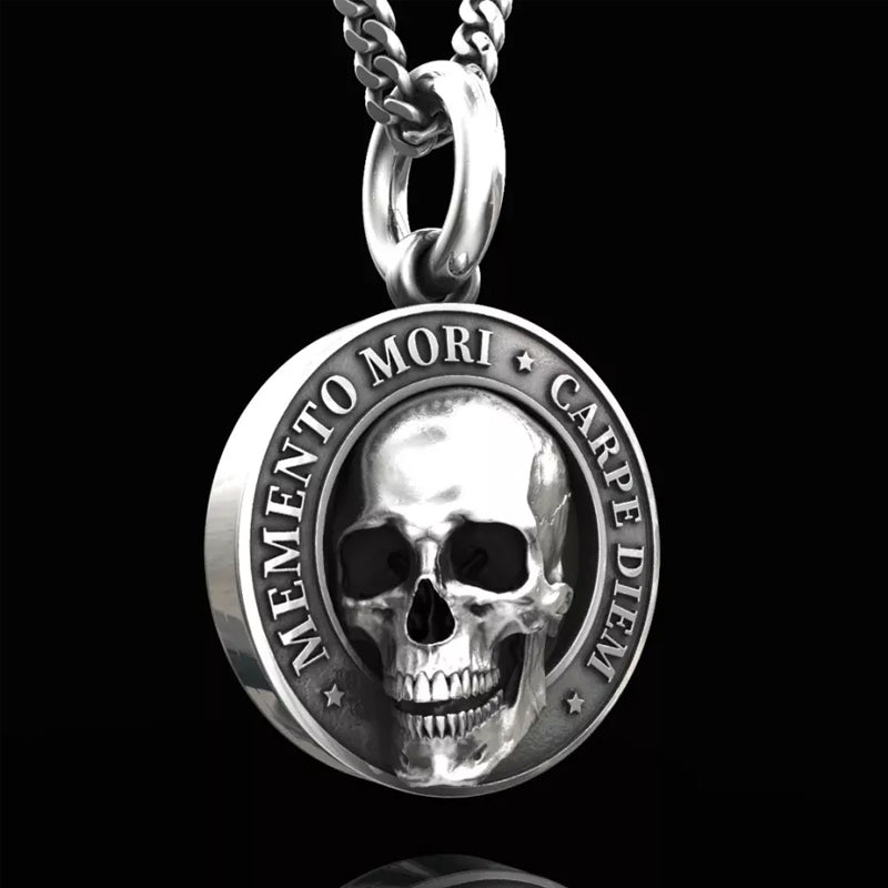 BowLift | Skull Necklace Made of Titanium Steel