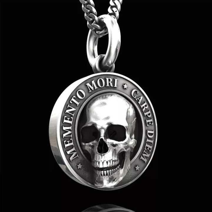 BowLift | Skull Necklace Made of Titanium Steel