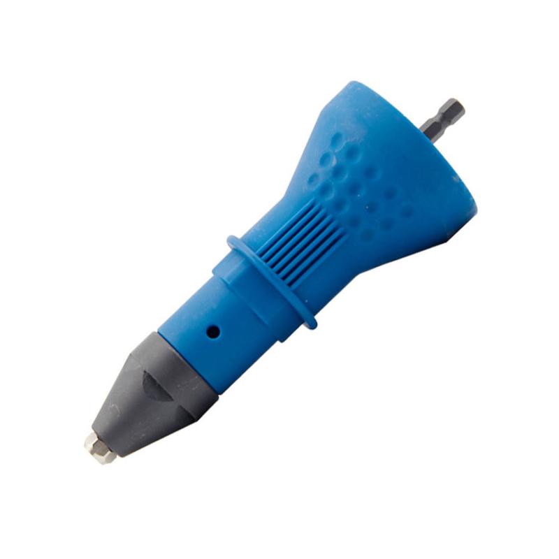 Removable rivet gun drill adapter | Bowlift