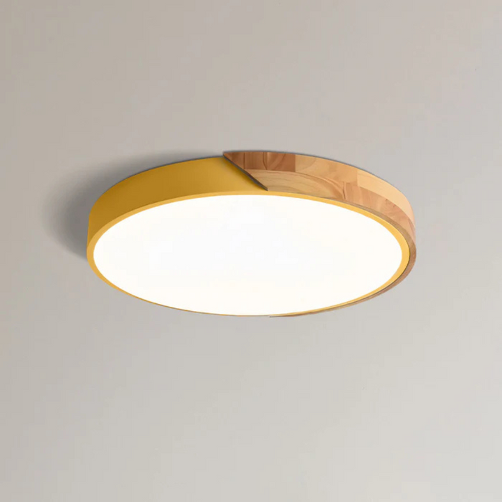 BowLift | Scandinavian Wooden LED Ceiling Lamp