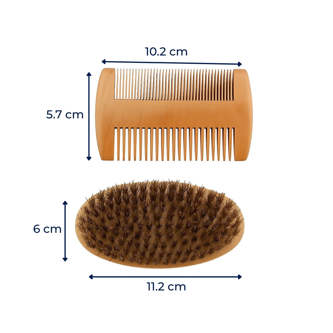 Easy Lather & Frizz Control – Soft Bristles – Skin-Friendly Grooming – Perfect Daily Beard Care for Men Bowlift