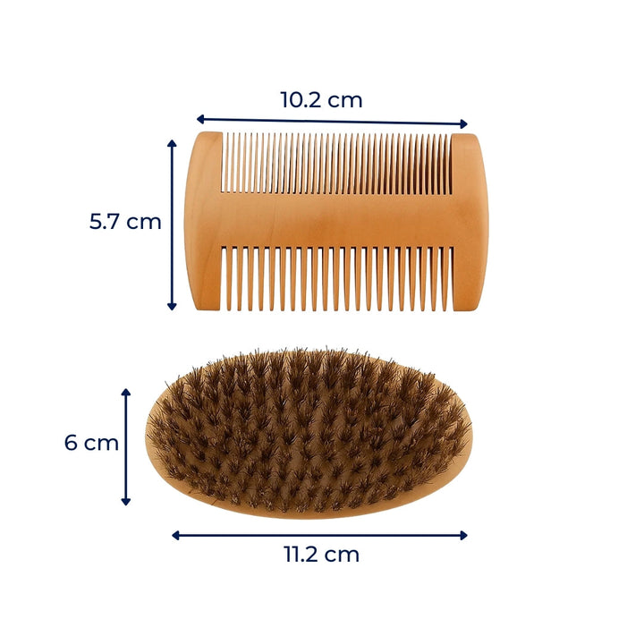 Easy Lather & Frizz Control – Soft Bristles – Skin-Friendly Grooming – Perfect Daily Beard Care for Men Bowlift