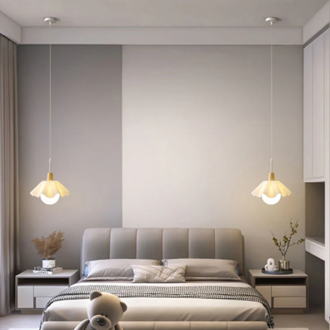 BowLift | Flower-shaped pendant lamp