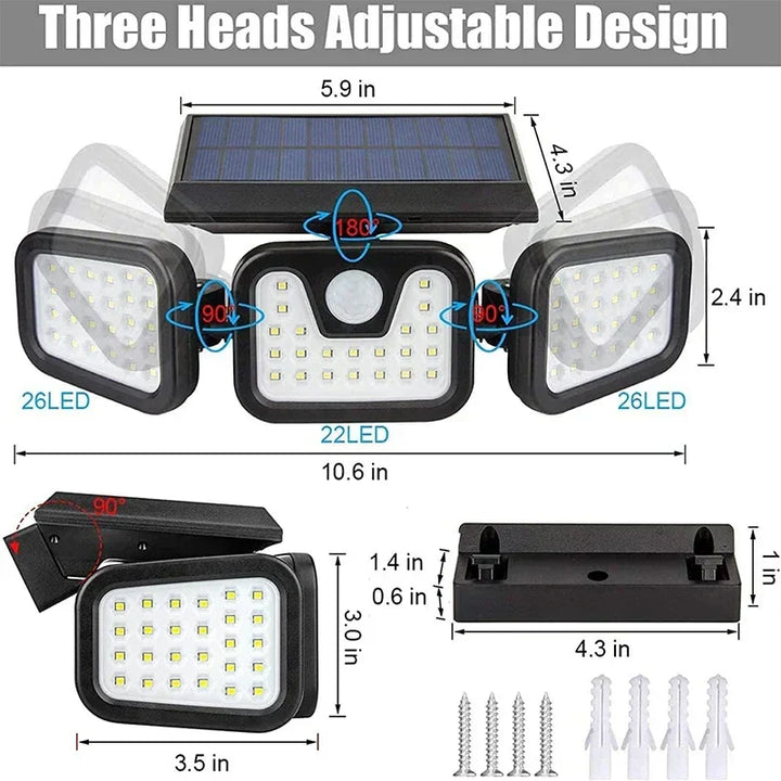 BowLift | Solar-powered outdoor wall lamp
