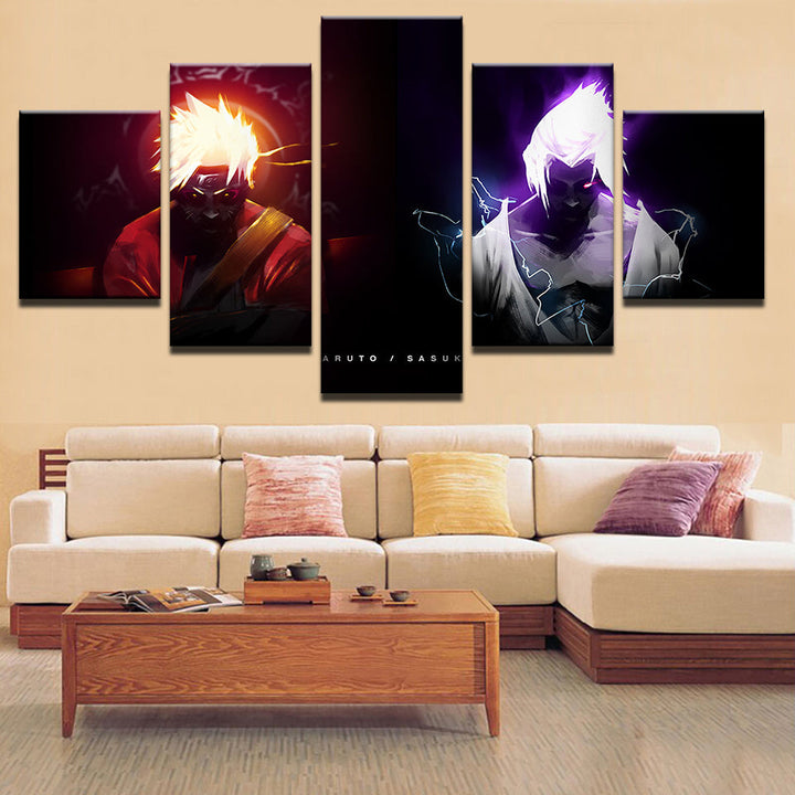 Two Powers 5 Piece - Canvas Wall Art Painting | Bowlift
