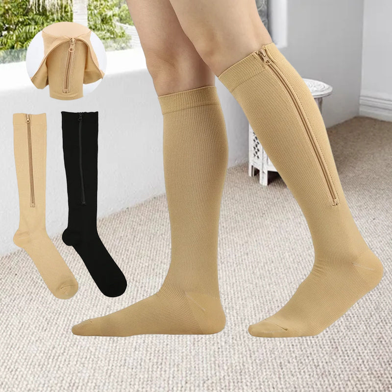 BowLift | Elastic Compression Socks with Zipper