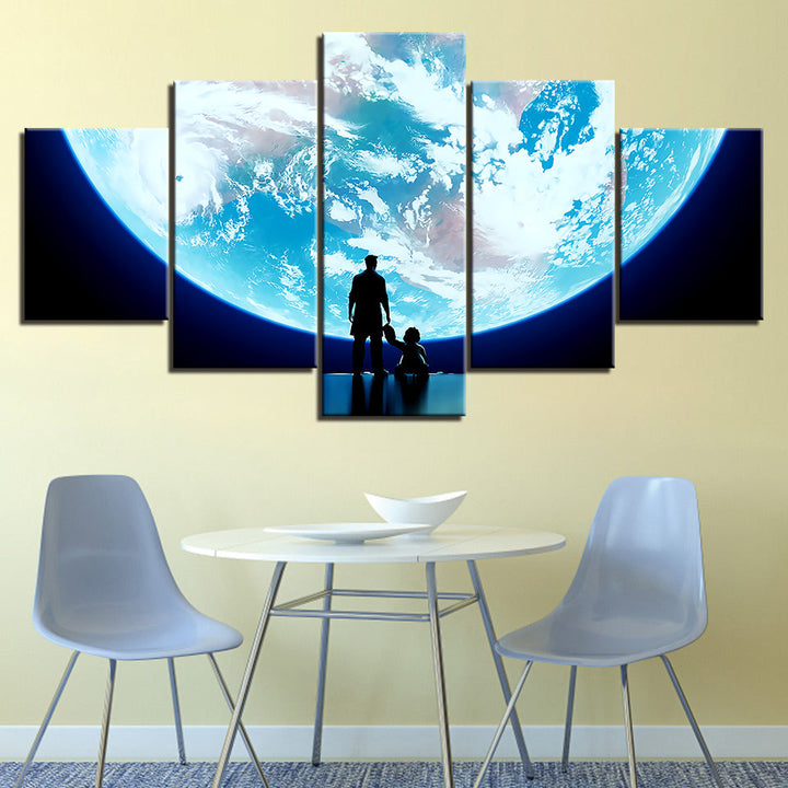 Big, Big World - Canvas Wall Art Painting | Bowlift