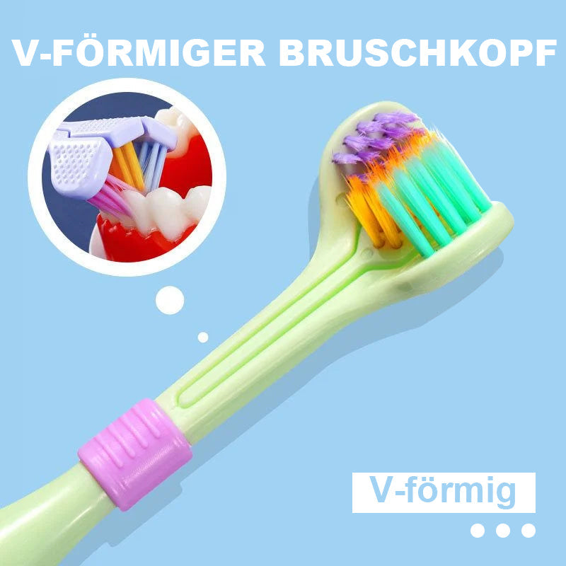 BowLift | Three-sided soft hair toothbrush