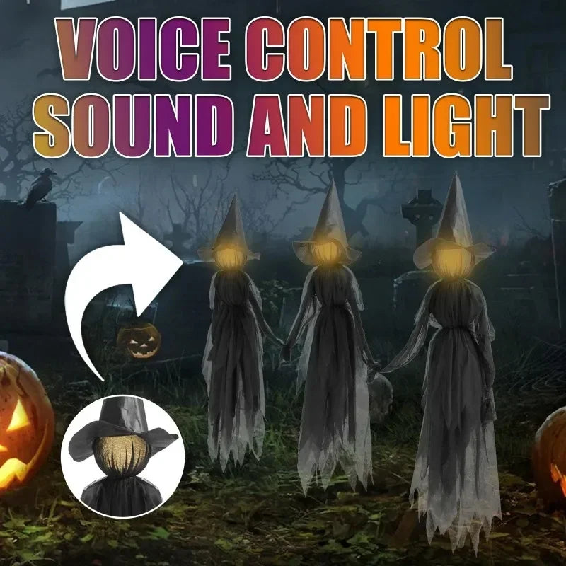 BowLift | Glowing Hand-Holding Halloween Witch Decor