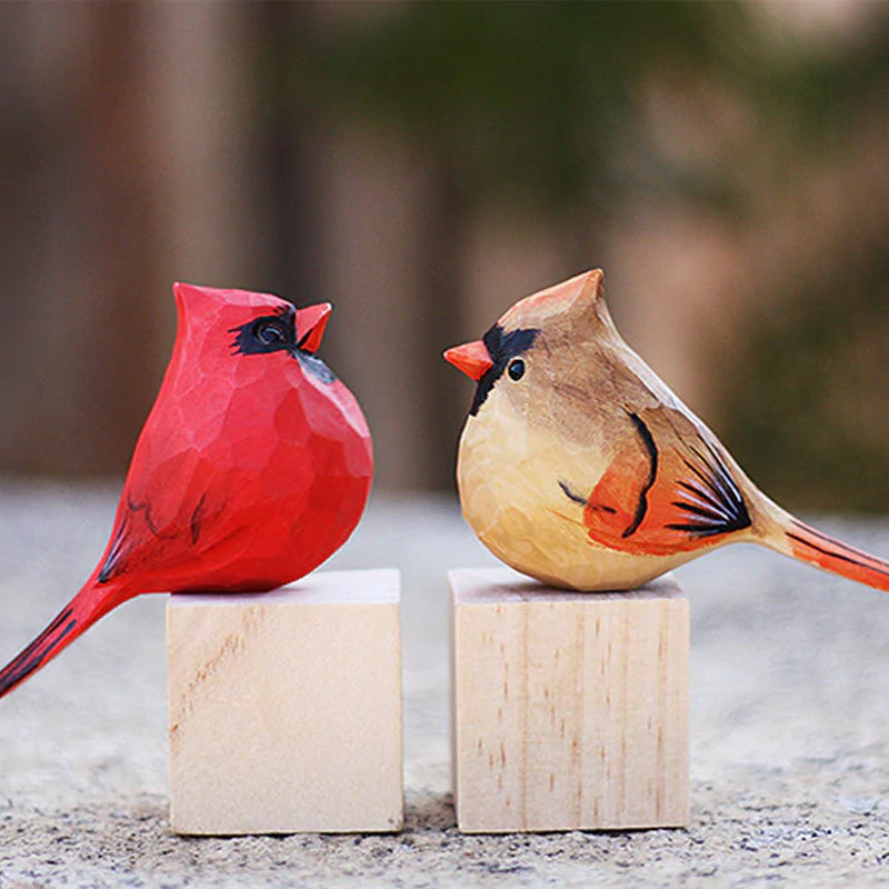 BowLift | Cardinal Hand Wood Carving