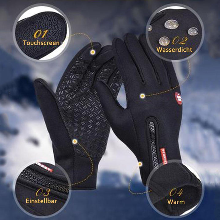 BowLift | Premium warm windproof waterproof touchscreen gloves unisex