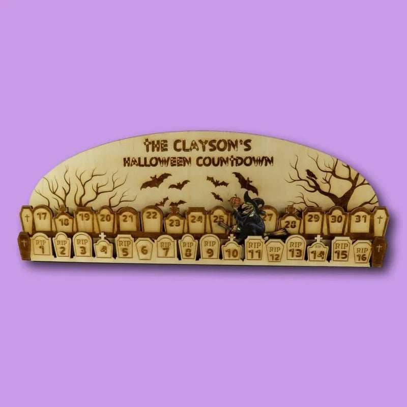 Halloween Advent Calendar - The Clayson's Halloween Countdown | Bowlift