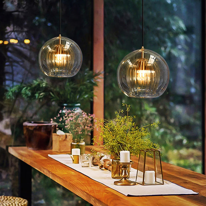 BowLift | AmberGlow Pendant Light - Luxury Pendant Light for a Cozy Atmosphere