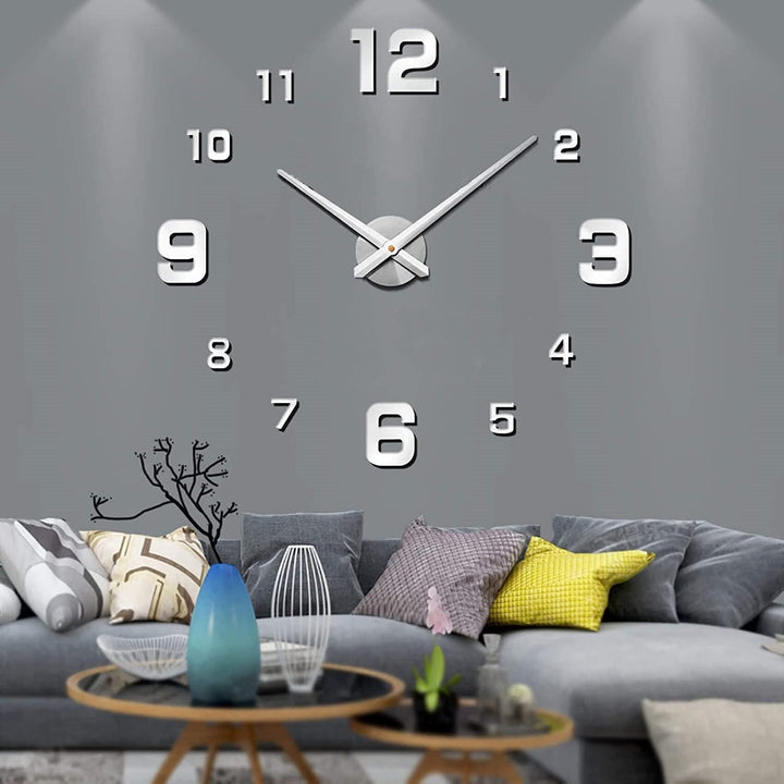 BowLift | Unique Black Wall Clock | Innovative Design, Quartz Movement & Ideal for Home Decor