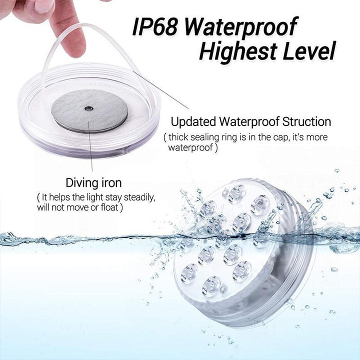 Remote Control Waterproof Magnet Suction LED Light | Bowlift