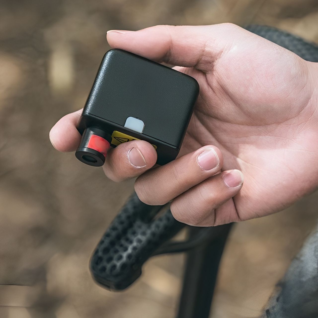 BowLift | Ultra-Compact Mini Electric Bicycle Pump with Type-C Rechargeable Battery – Fits Schrader & Presta Valves