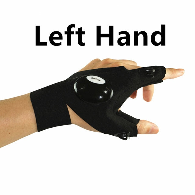 Fingerless Glove LED Flashlight | Bowlift