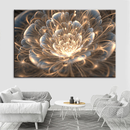 Mystical Flower - Canvas Wall Art Painting | Bowlift