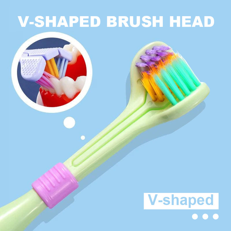 BowLift | V-shaped Three-sided Toothbrush