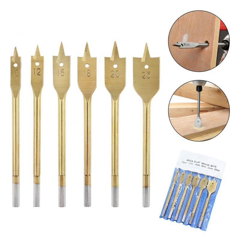 BowLift | Titan-coated flat drill set